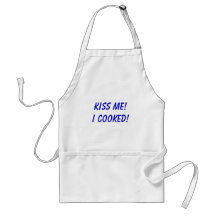 Kiss Me! I cooked! Aprons