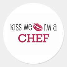 Kiss Me I'm a CHEF Sticker