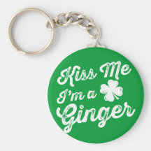 Kiss Me I'm A Ginger! Keychains