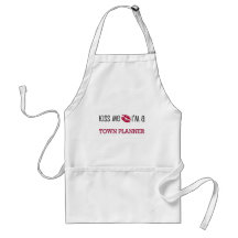 Kiss Me I'm a TOWN PLANNER Apron