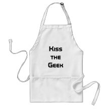 Kiss Me I'm Geek's apron
