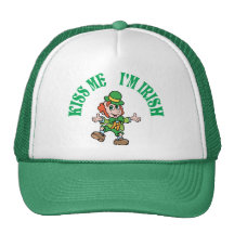 Kiss Me I'm Irish Mesh Hats