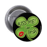 Kiss Me I'm Irish Pins