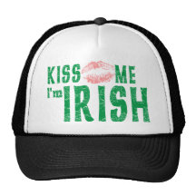 Kiss Me I'm Irish Trucker Hat
