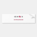 Kiss Me I'm SOUTH AFRICAN Bumper Stickers