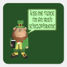 Kiss me Irish Sticker