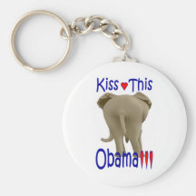 Kiss This Obama !!! Key Chains