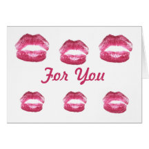 Kisses For You Greeting Cards
