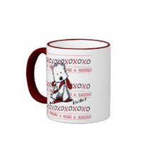 Kisses & Hugs Westie Dog Mug