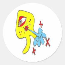 kisses sticker