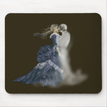 kissing ghost mouse pads