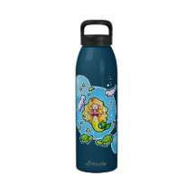 Kissy Bubble Cute Mermaid Water Bottle