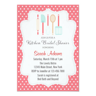 Kitchen Bridal Shower Invitation Templates