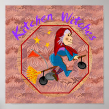 Kitchen Witch Framed Print