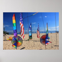 Kites on the Beach Posters