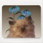 Kitten Flowers Mousepad