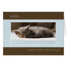 Kitten Hello Greeting Card