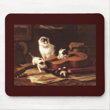 Kittens and Guitar Mousepads