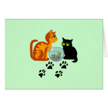Kitties At Play Card
