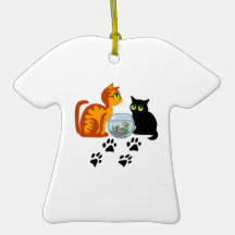 Kitties At Play Christmas Tree Ornament