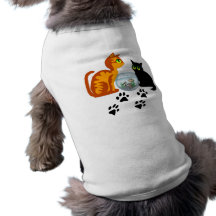Kitties At Play Doggie T Shirt