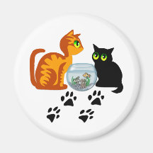 Kitties At Play Magnet