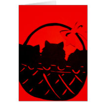 Kitties in basket cards