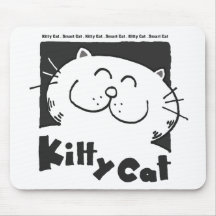 Kitty-Cat-smart-cat Mouse Pads