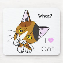 Kitty-cat , Tortoiseshell  (三毛猫) Mousepads