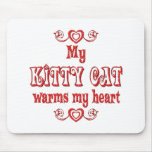 Kitty Cats Warm My Heart Mousepad
