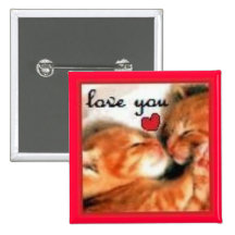 Kitty Love Buttons