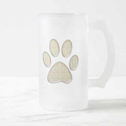 kitty paw print mugs