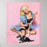 Kitty Pin Up Posters