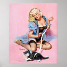 Kitty Pin Up Posters