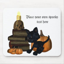 Kitty spooky Halloween mousepad customise