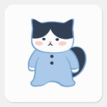 Kitty Square Stickers