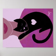 Kitty XOs Print