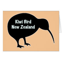 Kiwi Bird, New Zealand Greeting Card