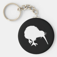 Kiwi Silhouette Keychain