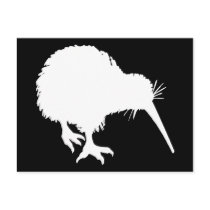 Kiwi Silhouette Postcards