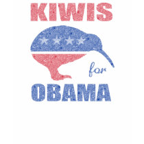 Kiwis for Obama Womens New Zealand Shirt