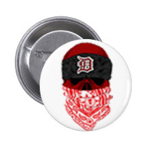 KJG Skull Logo Pinback Buttons