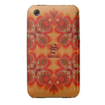Klarina Decorative Monogram iPhone 3 Case-Mate