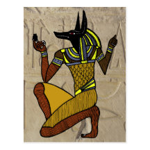 Kneeling Anubis Postcards