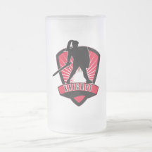 Knight with sword and shield coffee mug