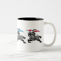 Knights on Horses Coffee Mug