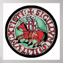 Knights Templar Seal Posters