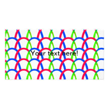 Knitting Pattern Personalized Photo Card