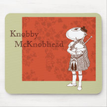 Knobby  McKnobhead Mousepads
