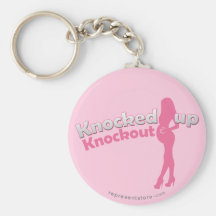 Knocked Up Knockout Baby Shower Mom-to-Be Key Chain